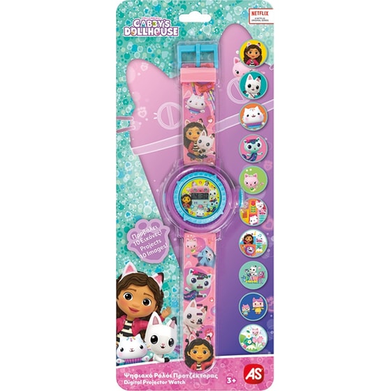 AS Παιδικό Ψηφιακό Ρολόι Προτζέκτορας DreamWorks Gabby's Dollhouse image 6