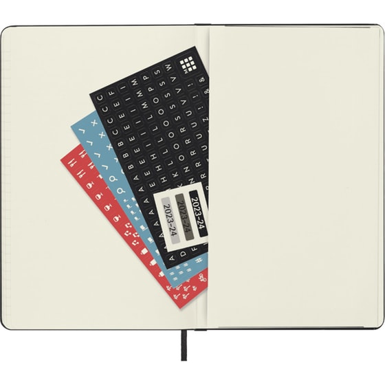 Ημερολόγιο Moleskine 2023-2024 18Μ Ημερήσιο Large Hard Black image 4