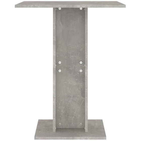Τραπέζι Vidaxl Bistro από Μοριοσανίδα 60x60x75 cm - Γκρι Σκυροδέματος image 2