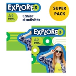 Explore 3 Super Pack (Livre + Cahier + Cadeau Surprise)