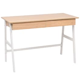 Γραφείο Μελέτης VidaXL από Μελαμίνη 110x55cm - Δρυς/Λευκό