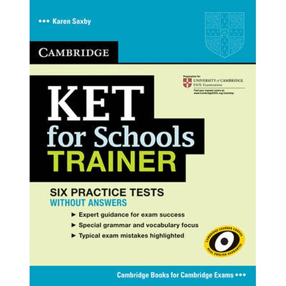 KET for Schools Trainer Six Practice Tests without Answers image 0