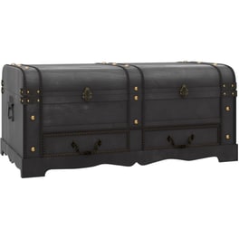 Μπαούλο Αποθήκευσης VidaXL Ξύλινο 90x51x42 cm - Μαύρο