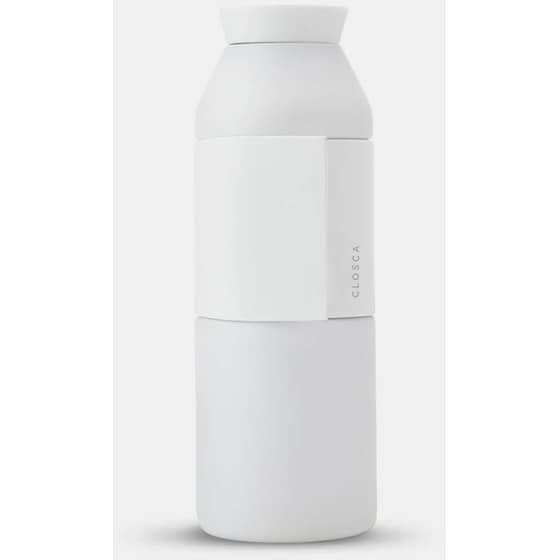 CLOSCA Μπουκάλι Θερμός Wave Soft Touch Λευκό - 450 ml image 0