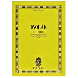 Dvorak - Concert In A Minor Op.53 [pocket Score]