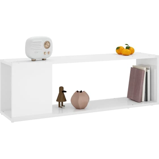Έπιπλο Τηλεόρασης VidaXL από Μοριοσανίδα 100x24x32 cm - Λευκό image 4
