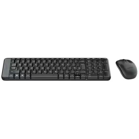 Logitech MK220 Ασύρματο Σετ Πληκτρολόγιο & Ποντίκι + Ενσύρματα Ακουστικά Κεφαλής Logitech 960 + Logitech C310 Web Camera image 2