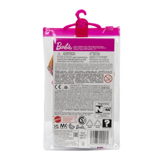 Mattel Barbie Βραδινά Σύνολα (9 Σχέδια) - (GWD96) image 9