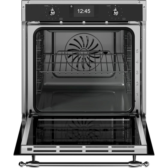 BERTAZZONI F6011HERVPTNE/23 76 Lt Μαύρο Εντοιχιζόμενος Φούρνος Άνω Πάγκου image 1