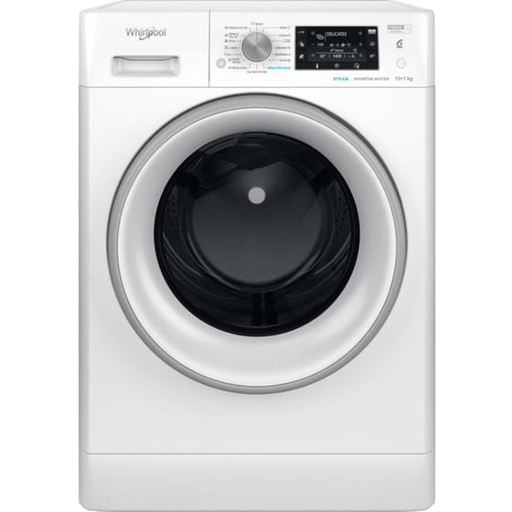 WHIRLPOOL FFWDD 1076258 SV EE 10kg/7kg 1.600 Στροφές Λευκό Πλυντήριο Στεγνωτήριο image 0