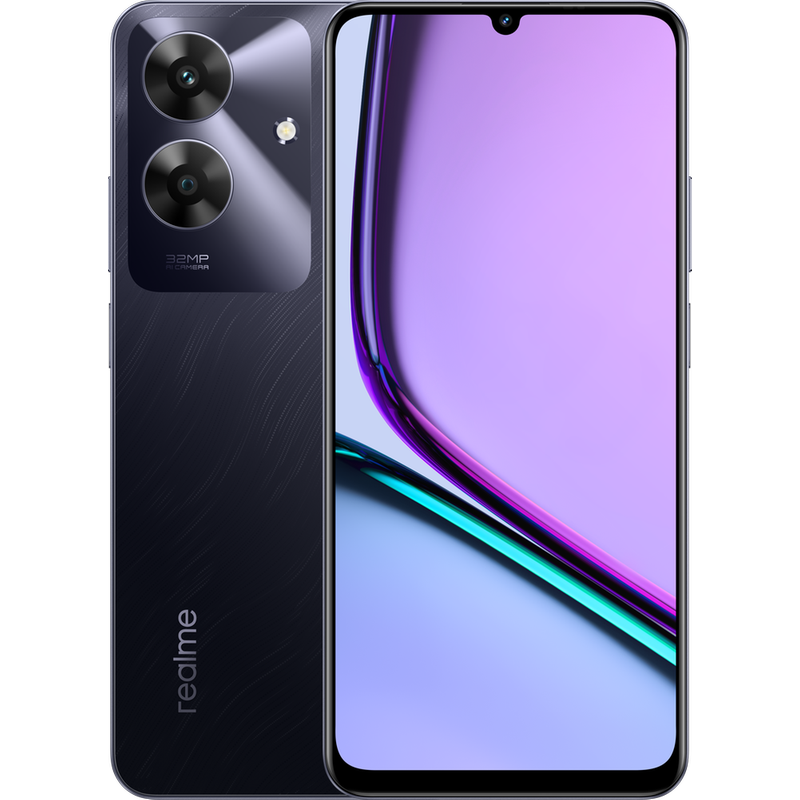 REALME Realme Note 60 128 GB - Marble Black