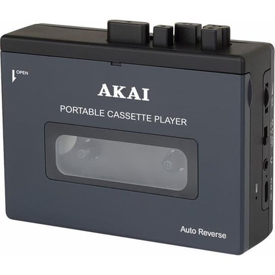 Φορητό Κασετόφωνο AKAI Pocket Tape - Μαύρο image 1