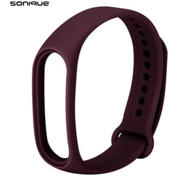 Λουράκι Sonique Color για Xiaomi Mi Band 3/Mi Smart Band 4 - Μπορντό