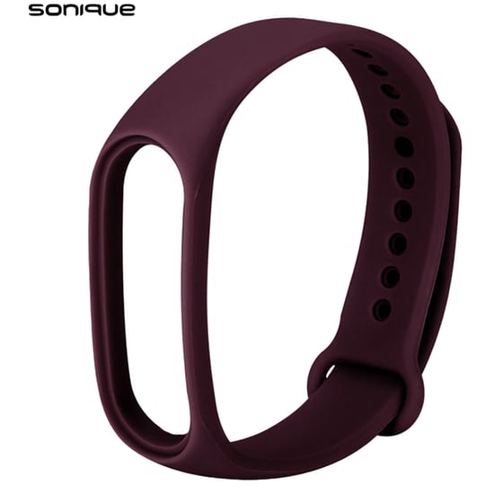 Λουράκι Sonique Color για Xiaomi Mi Band 3/Mi Smart Band 4 - Μπορντό image 0