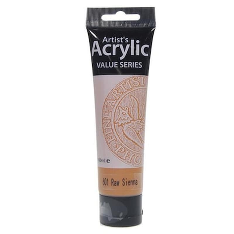 WUXI PHOENIX ARTIST MATERIALS IMP & EXP CO., LTD Phoenix Ακρυλικό Χρώμα 601 Raw Sienna, Σωληνάριο 100ml