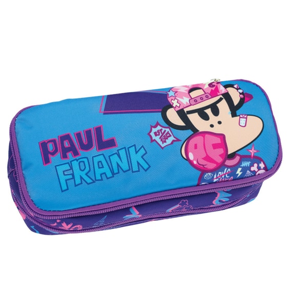 Κασετίνα Οβάλ Paul Frank Bubble Διπλή image 0
