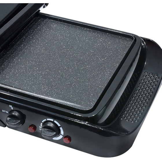 Ηλεκτρική Ψησταριά BBQ LEXICAL LSM-2550-2 1600W Μαύρο image 4