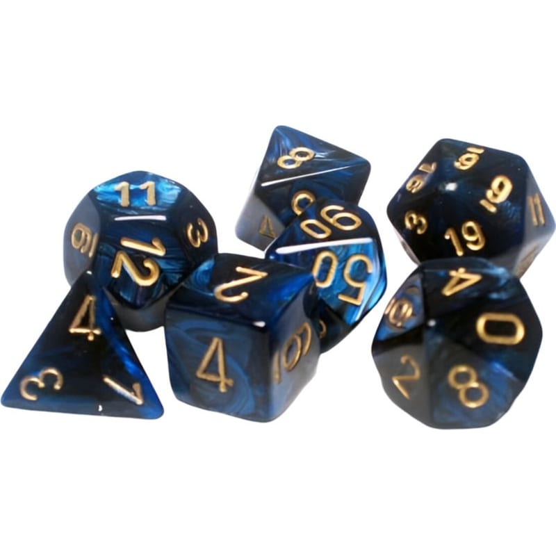 Chessex Scarab - Royal Blue/Gold CHESSEX