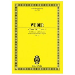 Weber - Concerto Nr.2 In Eb Major Op.74 [pocket Score]
