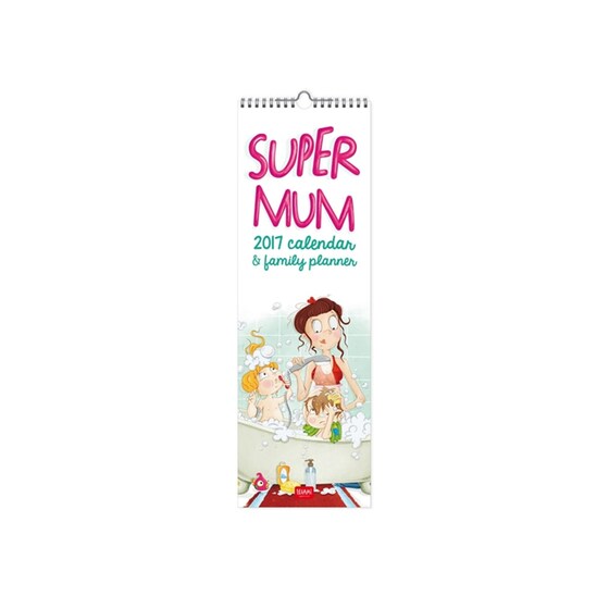 ΗΜΕΡ. CALENDAR 16X49CM SUPER MUM 2017 image 0