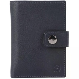 Θήκη Καρτών Valenta Leather Magsafe Luxe Navy