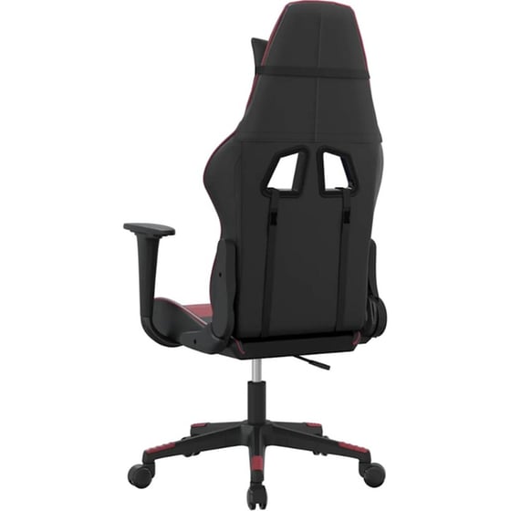 Καρέκλα Gaming VIDAXL 3143694 με Ρυθμιζόμενα Μπράτσα από Τεχνητό Δέρμα - Μαύρο / Κόκκινο image 3