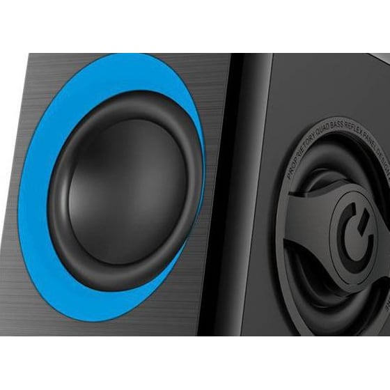 Ηχεία 2.0 SonicGear QUATRO2BT Μαύρα, Μπλε image 1