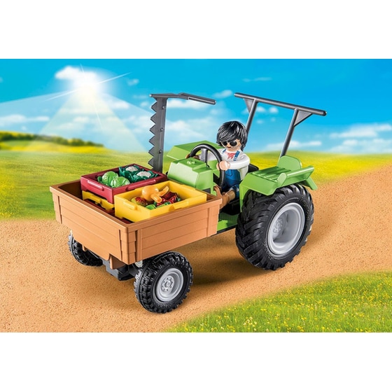 PLAYMOBIL® Country Αγροτικό τρακτέρ με καρότσα (71249) image 3