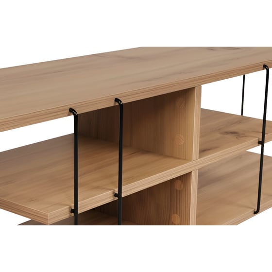 Έπιπλο Τηλεόρασης Sondrio από Μοριοσανίδα 120x30x44.5cm - Kαφέ image 5