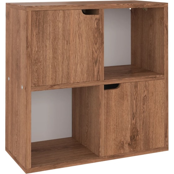 Βιβλιοθήκη VidaXL από Μοριοσανίδα 60x27,5x59.5 cm - Καφέ image 0