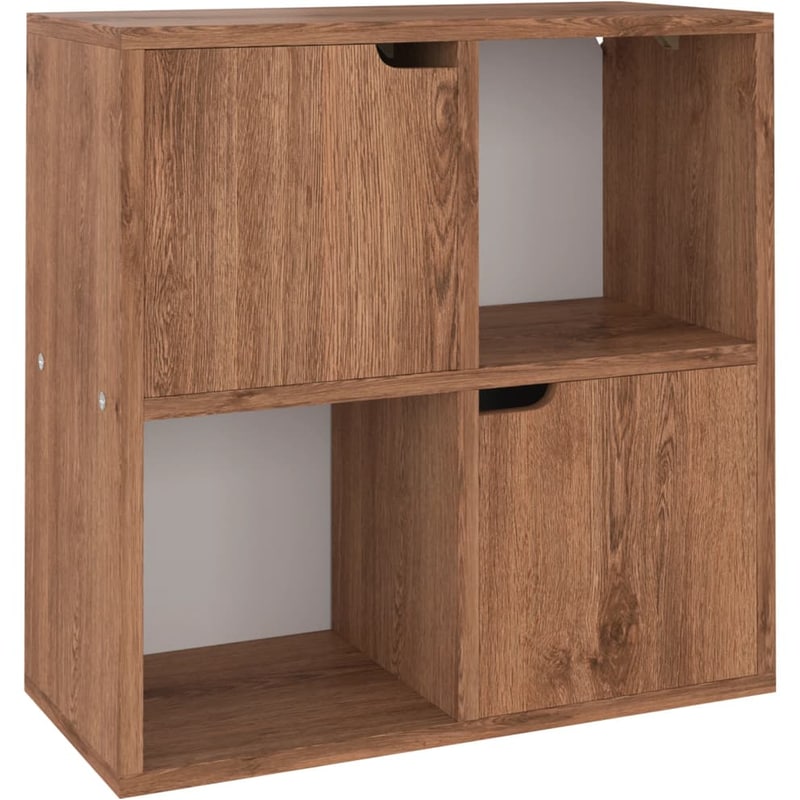 Βιβλιοθήκη VidaXL από Μοριοσανίδα 60x27,5x59.5 cm - Καφέ