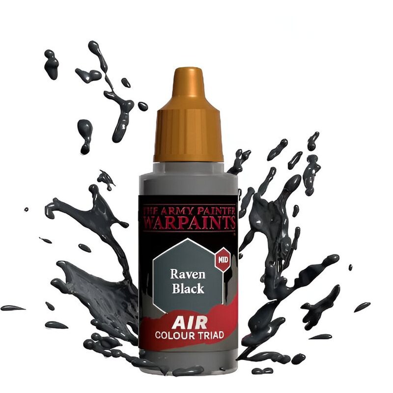 The Army Painter - Air Raven Black Χρώμα Μοντελισμού (18ml)