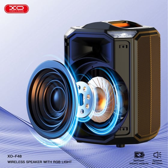 Φορητό Ηχείο XO F48 40W - Μαύρο image 1