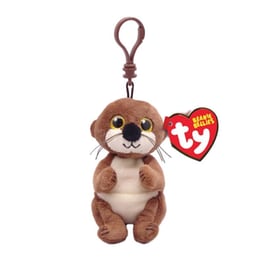 Λούτρινο TY Κλιπ Beanie Bellies Mitch Fluffy Ενυδρίδα Καφέ (8.5cm) 1607-43101