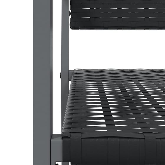 Καρέκλες Κήπου Vidaxl 6τμχ από Συνθετικό Ρατάν 54x62.5x89 cm - Μαύρες image 6