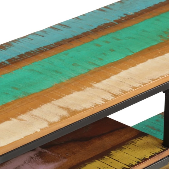 Έπιπλο Τηλεόρασης VidaXL Ξύλινο/Μεταλλικό 130x30x45cm - Kαφέ image 5
