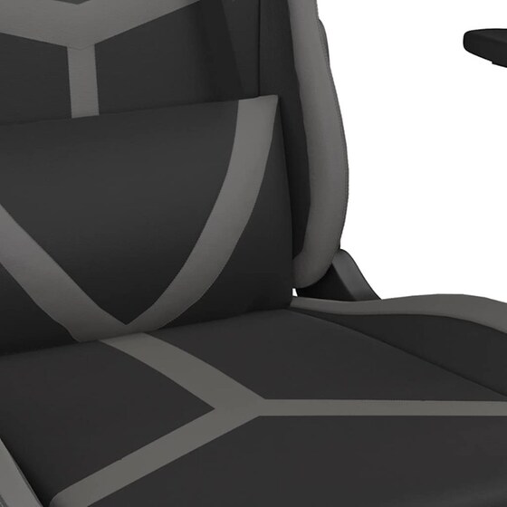 Καρέκλα Gaming VIDAXL 345427 με Ρυθμιζόμενα Μπράτσα από Τεχνητό Δέρμα - Μαύρο image 5