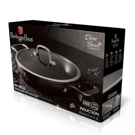 Κατσαρόλα BERLINGER HAUS BH6656 24 cm 2.3 L Μαύρο image 1