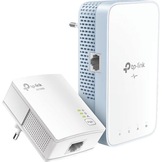 TP-Link TL-PA717 KIT V4 Starter Powerline Adapter Διπλό Kit  Ασύρματη Σύνδεση έως 1000Mbps με 1 Θύρες Ethernet image 0