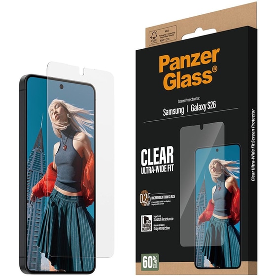 Προστατευτικό οθόνης Samsung Galaxy S26 - PanzerGlass Clear Ultra-Wide Fit Screen Protection 0.25mm image 5