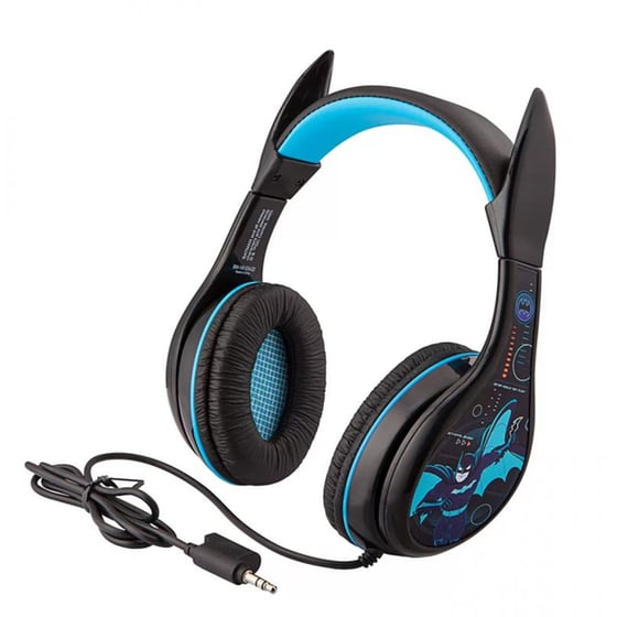 Ekids Batman Ενσύρματα Ακουστικά Με Ασφαλή Μέγιστη Ένταση Ήχου Για Παιδιά Και Εφήβους Bm-140 Μαύρο Ακουστικά Κεφαλής image 0