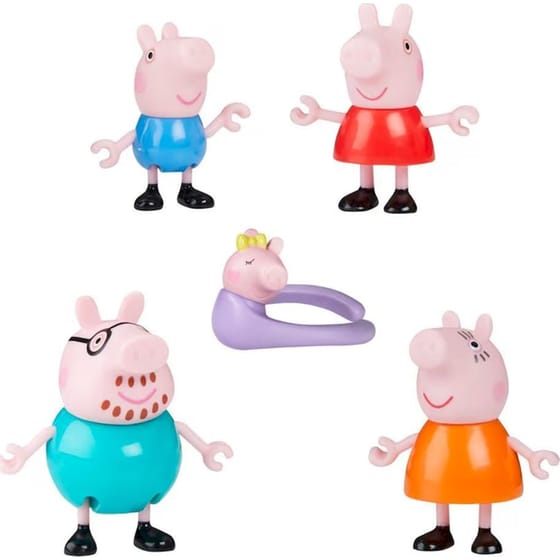 Φιγούρες Peppa Pig Family of Five (G0506) image 1