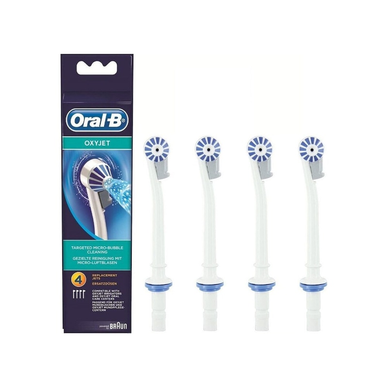 ORAL-B Ανταλλακτικές Κεφαλές ORAL-B OXYJET ED17-4/N 4τμχ