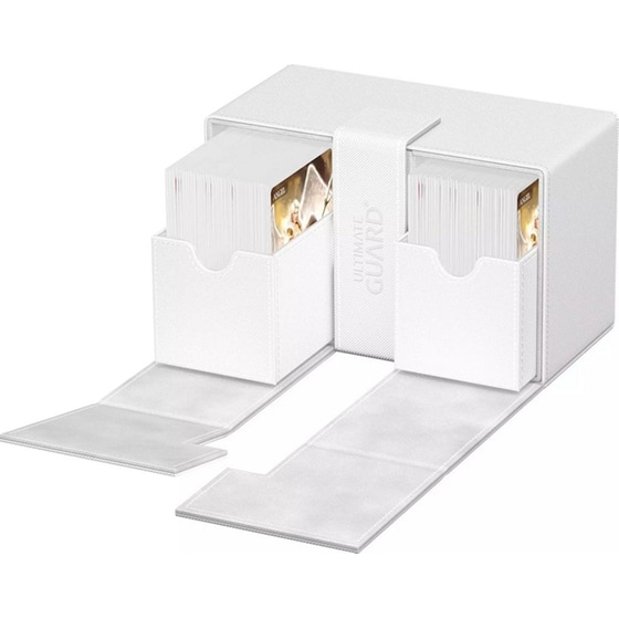 Ultimate Guard Twin Flip`n`tray 160+ Xenoskin Monocolor White image 4