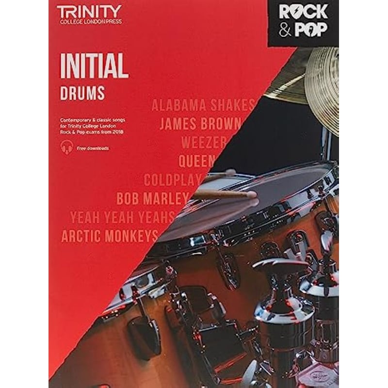 Trinity College London Rock Pop 2018 Drums Initial Grade