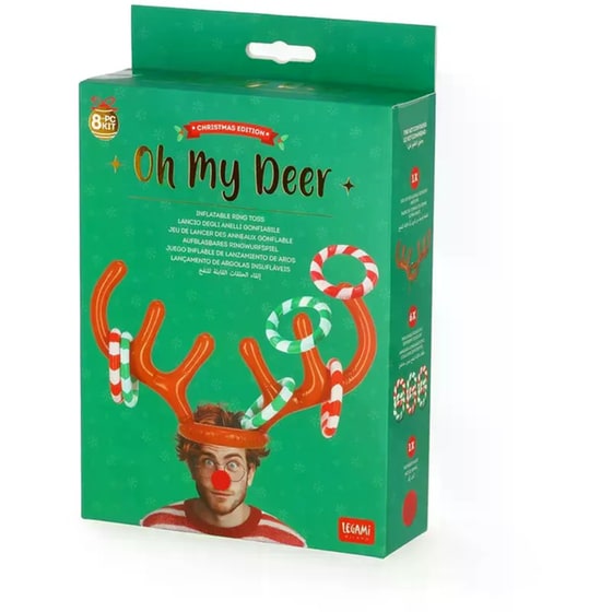 Φουσκωτό&nbsp;Παιχνίδι&nbsp;Κρίκων&nbsp;Legami&nbsp;Xmas&nbsp;Reindeer image 3