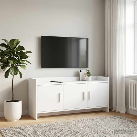 Έπιπλο Τηλεόρασης VidaXL 102 x 33 x 47 cm - Λευκό image 1