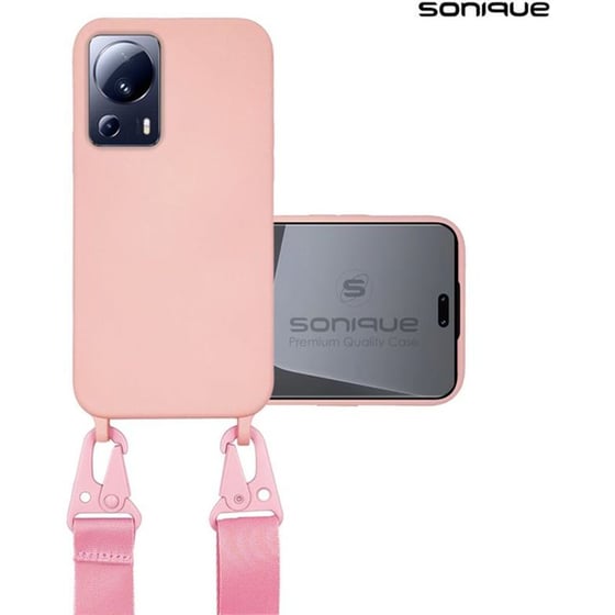 Θήκη Xiaomi Xiaomi 13 Lite - Sonique Carryhang Με Strap - Ροζ image 0