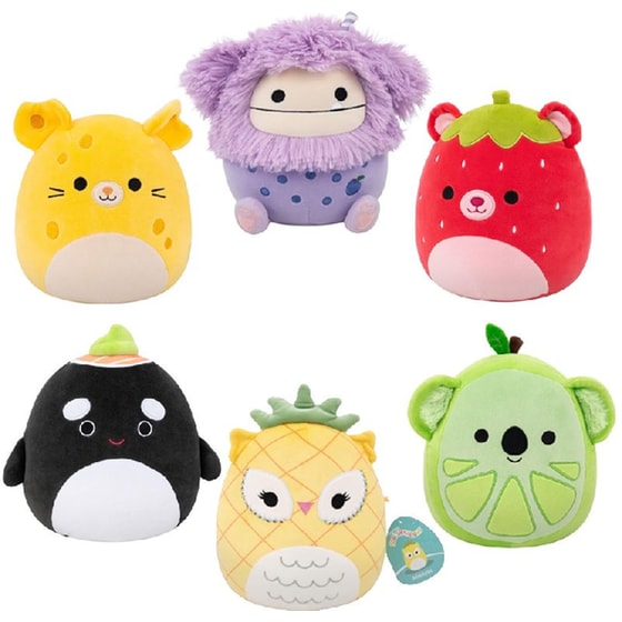 Λούτρινα Ζωάκια Φρουτάκια Jazwares Squishmallows - Τυχαία Επιλογή image 0