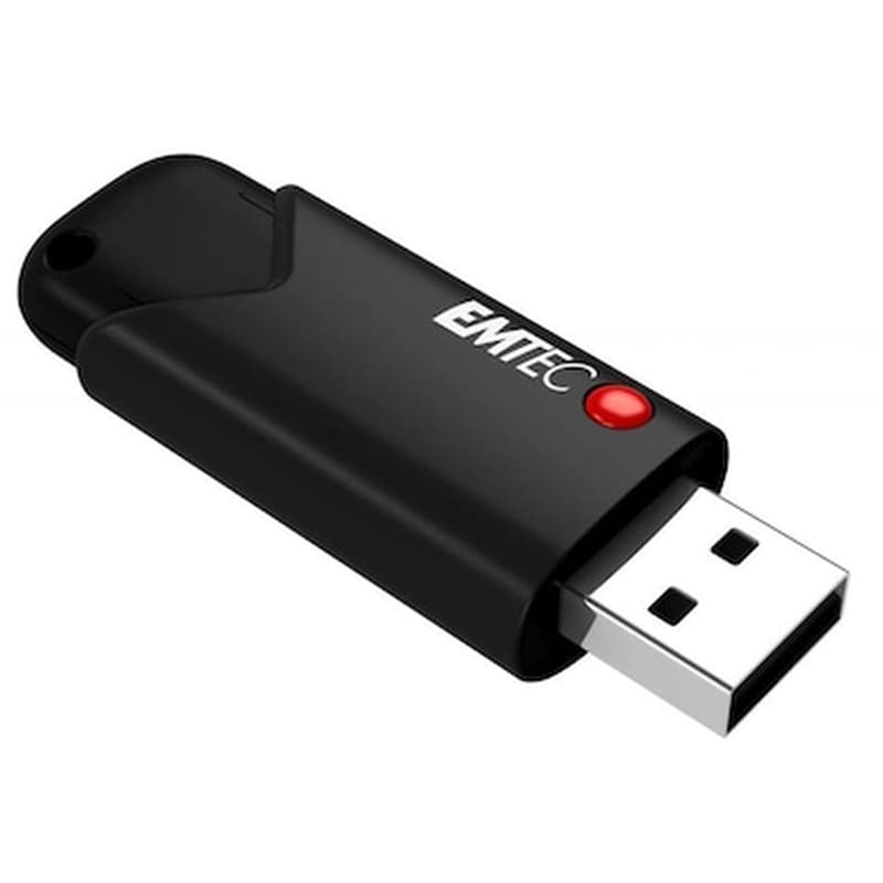 EMTEC Emtec Click Secure 256GB USB 3.2 Stick Μαύρο